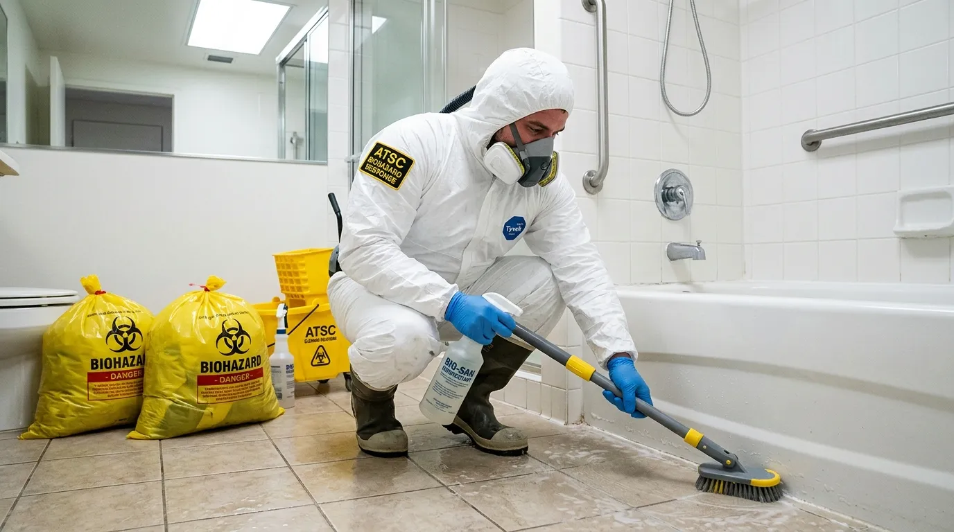 Decontamination equipment deployed for Blood Cleanup in Waldorf